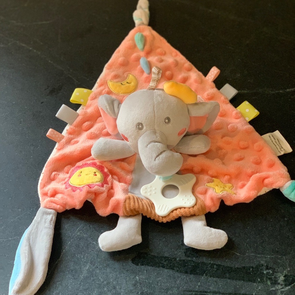 APPEASE | Baby’s Soft Elephant “Lovie” Security Blanket
